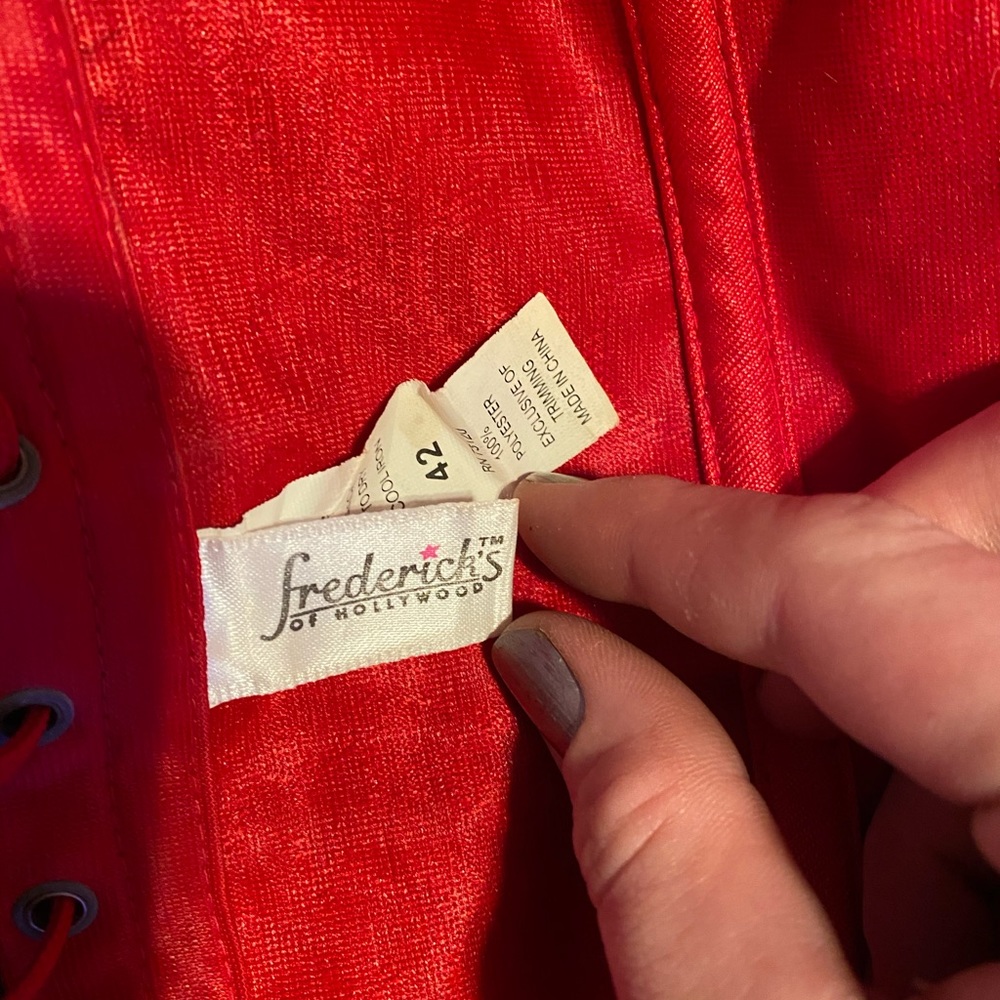 Red Fredericks Corset size 42